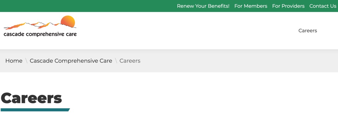Cascade Comprehensive Care Inc